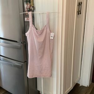 Loft wide strap striped‎ tank. NWT. Retail 30